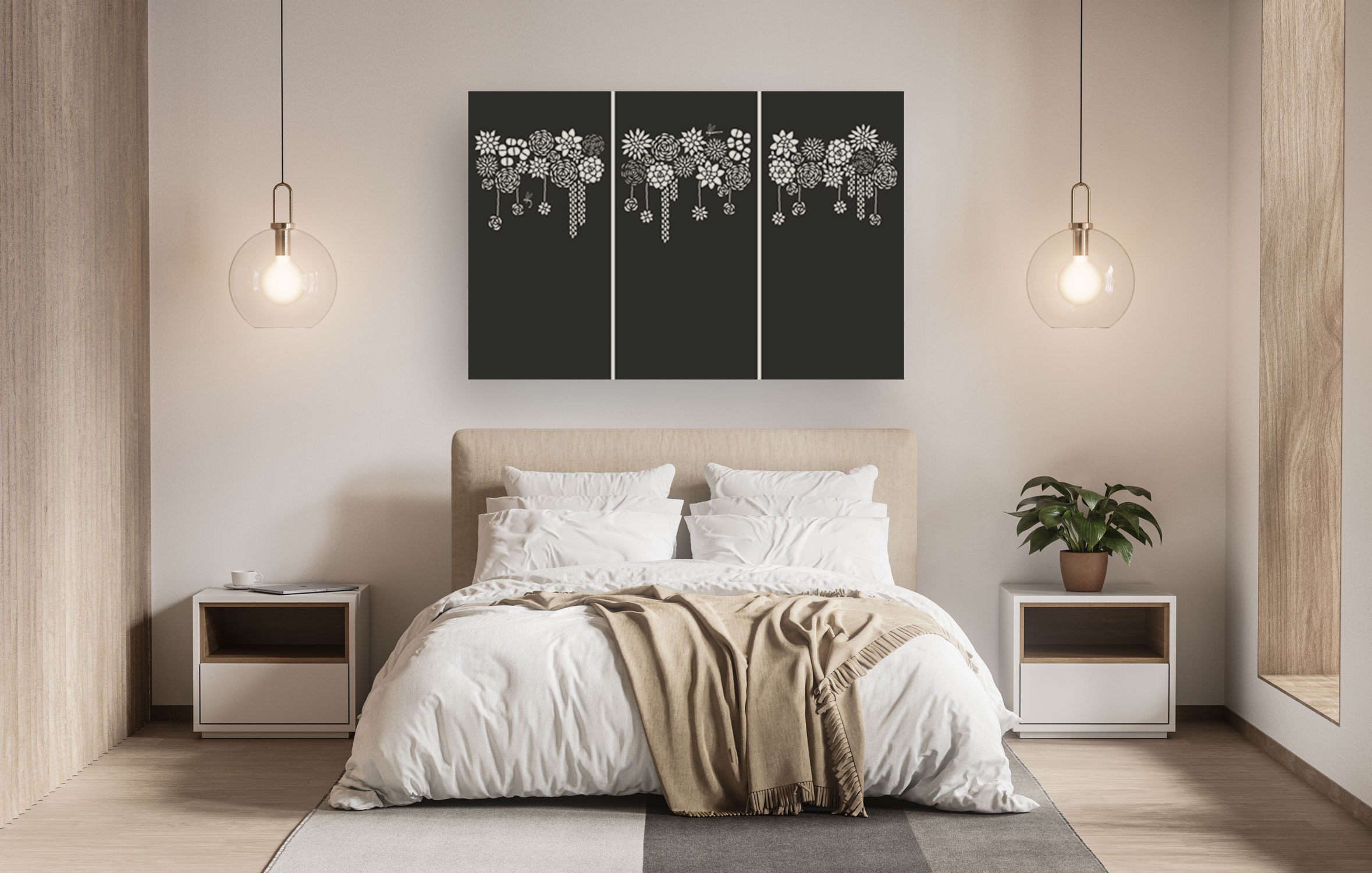 Succulent Bedroom Decor Pinterest